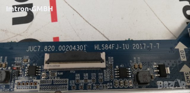 MAINBOARD JUC7.820.00204301 HLS84FJ-IU PANEL C550U18-E5S-S, снимка 5 - Части и Платки - 42650421