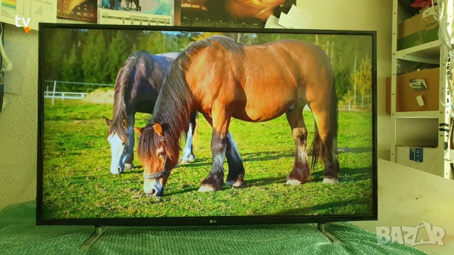 LG 49 инча ЛГ 4K LED Smart смарт лед телевизор - с нова подсветка!, снимка 2 - Телевизори - 53833340