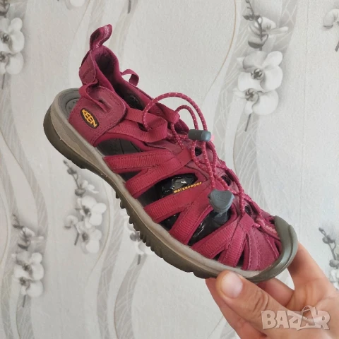 Keen Сандали Whisper 1012229 Бордо номер 38 ,5, снимка 11 - Сандали - 50699473