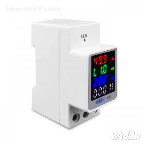 Контролен електромер TOMZN 4 в 1 за DIN рейка | 100A, снимка 2 - Друга електроника - 39871159