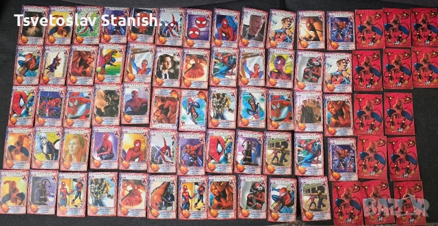 Колекционерски карти на Spiderman , снимка 4 - Колекции - 52903991
