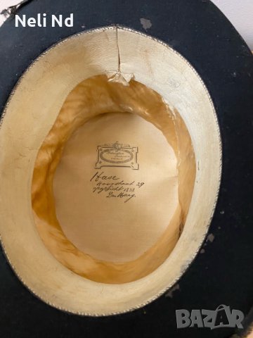 Цилиндър от 1838 г, снимка 2 - Шапки - 41477339