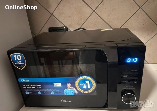 Микровълнова фурна MIDEA с грил 700/1000W, снимка 8 - Микровълнови - 52291086