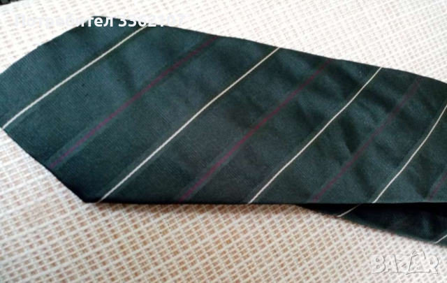 копринена вратовръзка outline тъмно зелено, снимка 4 - Други - 36485199