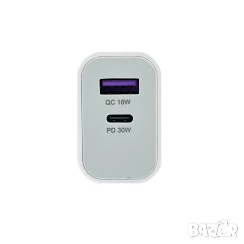 Мрежов адаптер с USB и Type-C порт, снимка 3 - Аксесоари и консумативи - 55863744