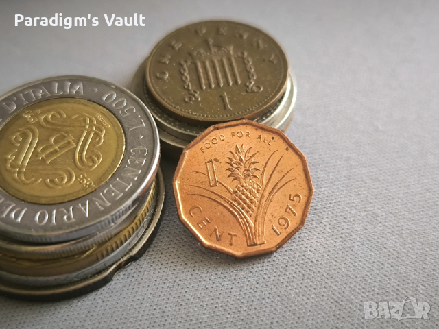Монета - Свазиленд - 1 цент | 1975г., снимка 1 - Нумизматика и бонистика - 44683953