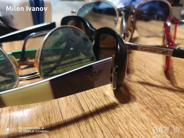 очила различни (rey ban, Armani, Cartier), снимка 7 - Слънчеви и диоптрични очила - 55858240