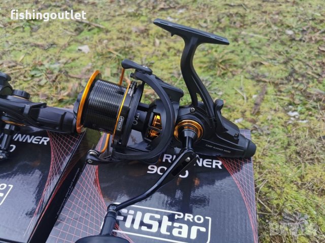 Комплект три шарански макари Filstar Carp Runner 9000, снимка 5 - Макари - 35717878