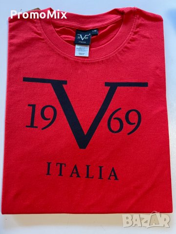 Мъжка тениска 19V69 Italia Rayan Red by Versace 19.69 Mens T-Shirt блуза с къс ръкав , снимка 4 - Тениски - 41620009