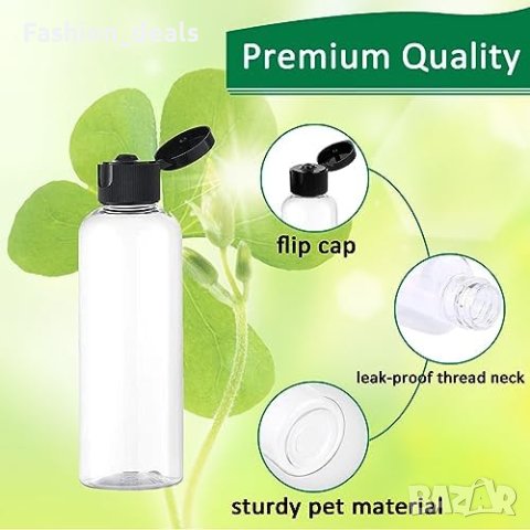 Нови 6 бр. 100мл пластмасови бутилки за лосион козметика Многократна употреба Пътуване , снимка 6 - Други стоки за дома - 42230011