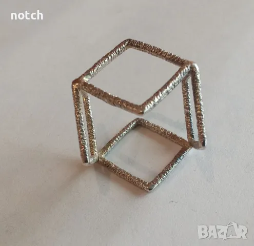 Сребърен пръстен, снимка 3 - Пръстени - 49976349