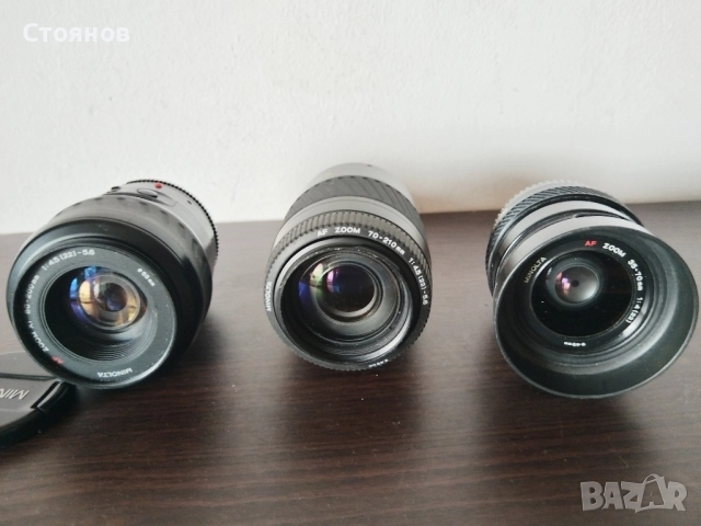 Обективи MINOLTA 70mm:80mm:200mm Japan, снимка 6 - Обективи и филтри - 48374213