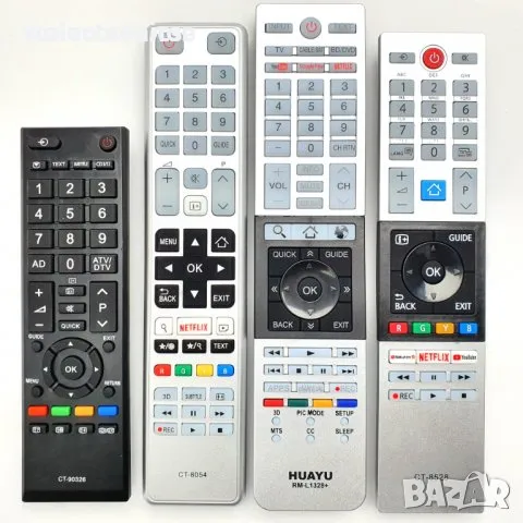 Дистанционно управление за телевизор  TOSHIBA , снимка 10 - Дистанционни - 48227029