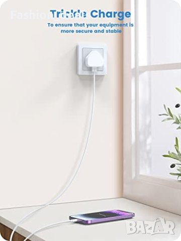 Нов Заряден комплект 2 бр. 2M Lightning Кабели 5W USB iPhone Айфон, снимка 3 - Друга електроника - 42620361