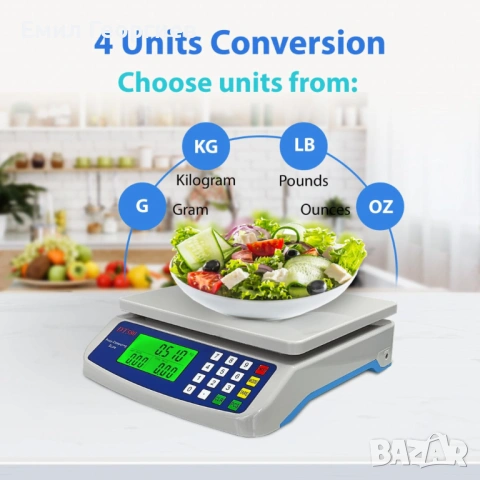 Мини електрическа везна 30 кг DT-580, снимка 3 - Други стоки за дома - 53165566