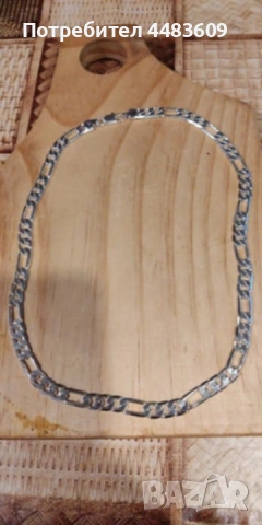 Сребърен Ланец Картие , снимка 5 - Колиета, медальони, синджири - 53483539