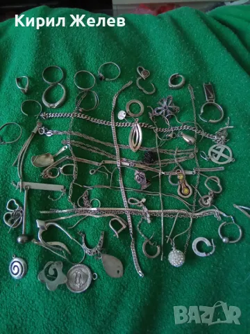 100 грама сребърни накити за поправка за реставрация за части или за материал 50636, снимка 7 - Колиета, медальони, синджири - 50242644