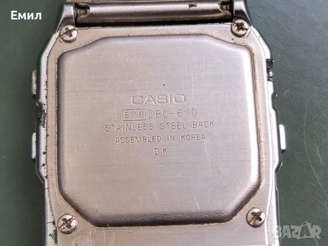 Колекционерски часовник CASIO DBC 610, снимка 6 - Колекции - 56258120