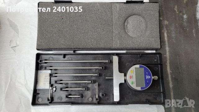 Дигитален дълбокомер Moore&Wright MW172-01D 0-550mm (0-22"), снимка 2 - Други инструменти - 41082016