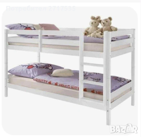 легло на два етажа - може и като 2 отделни легла, снимка 2 - Други стоки за дома - 53205807