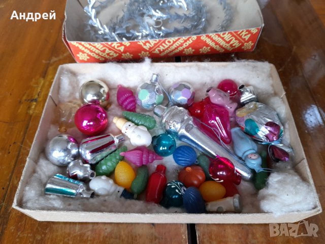 Стари украшения за елха Малютка, снимка 4 - Други ценни предмети - 42250090