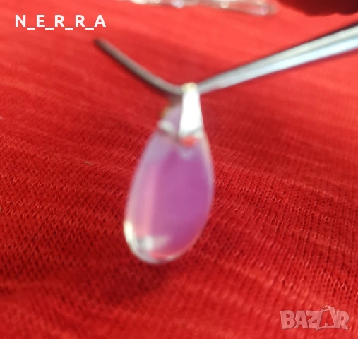 Висулка лунен камък, снимка 2 - Колиета, медальони, синджири - 53560862