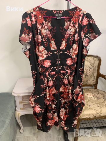 Рокля в размер М, но е подходяща и за L, снимка 6 - Рокли - 44654013