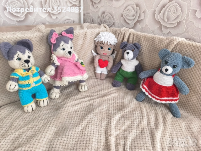Плетени плюшени играчки, амигуруми, ръчна изработка, невероятен подарък, снимка 6 - Плюшени играчки - 52707695