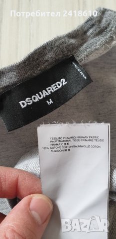 DSQUARED2 Cotton Made in Italy Mens Size M ОРИГИНАЛ! Мъжка Памучна Блуза!, снимка 4 - Блузи - 35728144