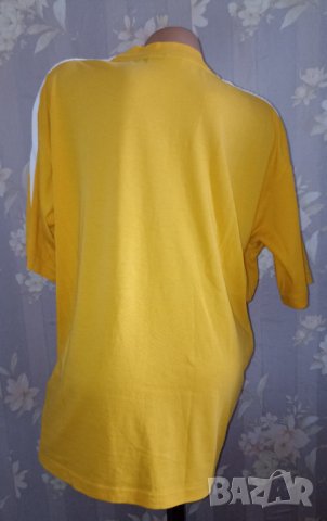 Adidas original L- Памучна тениска в жълто- портокалов цвят , снимка 11 - Тениски - 41632117
