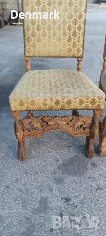  Столове,дърворезба 2 броя , снимка 2 - Столове - 47412016