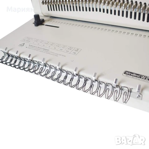 Професионална  подвързваща машина с метални спирали Sonto W200 перфорира до 20 листа, снимка 5 - Други машини и части - 51291642