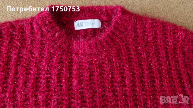 Пухкав коледен пуловер H&M, снимка 4 - Детски пуловери и жилетки - 47673361