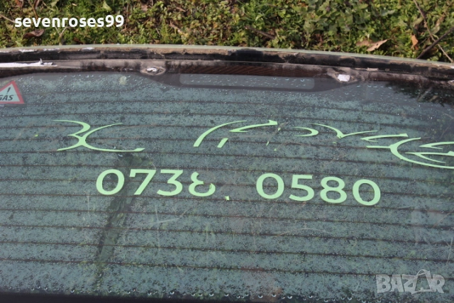 Заден капак багажник със стъкло Фиат Пунто 2 2001 1.2i 60 Fiat Punto 2  2/3врати, снимка 3 - Части - 53169322