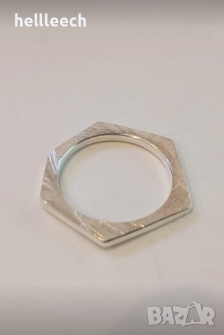 Сребърен пръстен, снимка 2 - Пръстени - 52669123