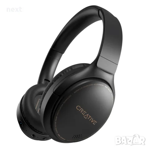 Creative Zen Hybrid Bluetooth слушалки с Hybrid ANC, Over-Ear, 40mm, черни