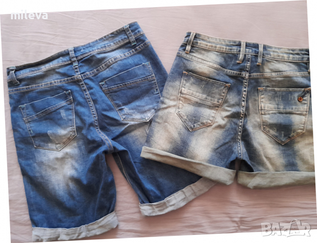 Дънкови панталони дамски, снимка 5 - Къси панталони и бермуди - 36386007