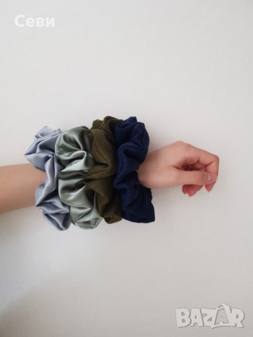 Скрънчита за коса , снимка 13 - Аксесоари за коса - 33073862