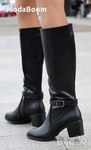 Ботуши на ток - Кожа