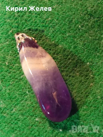 МЛЕЧЕН АМЕТИСТ АРТ ХЕНД МЕЙД ПЕНДАНТ ВИСУЛКА за КОЛИЕ 19376, снимка 7 - Колиета, медальони, синджири - 32175777