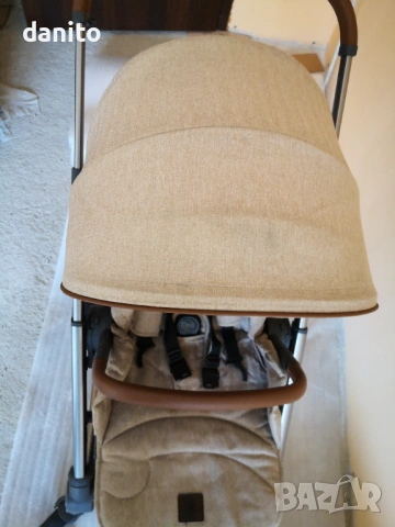 Детска количка Cangaroo - Icon 2 в 1 + Столче за кола и адаптори за закачане на шасито н, снимка 14 - Детски колички - 53784471