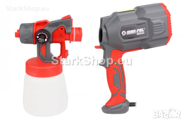  Електрически пистолет за боядисване 800 мл Mar-Pol, снимка 6 - Други инструменти - 40101979
