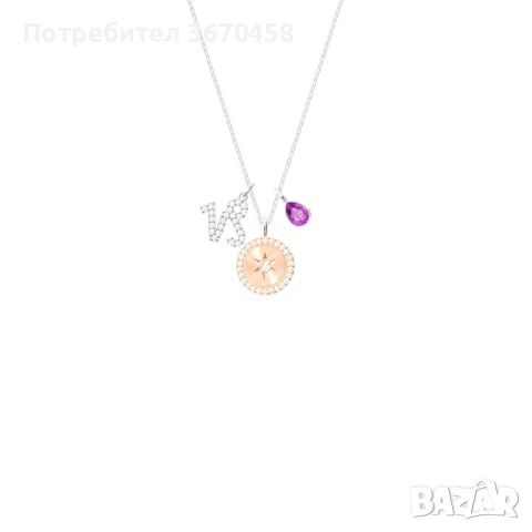Колие Swarovski Zodiac Pendant-Capricorn horoscope 5349216 Зодиак Козирог елемент , снимка 3 - Колиета, медальони, синджири - 51365746