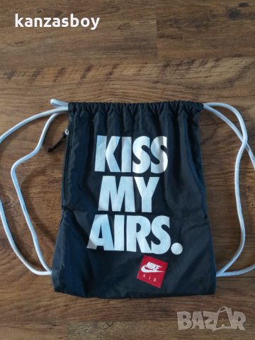  Nike 'KISS MY AIRS' Gymbag - чанта , снимка 7 - Чанти - 34050638