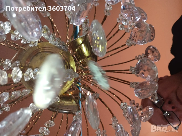 кристален полилей Франция, снимка 6 - Полилеи - 53797381