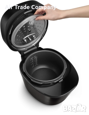 Мултикукър Philips HD2151/40, 5 L, 1000 W, черен, снимка 9 - Мултикукъри - 52752575