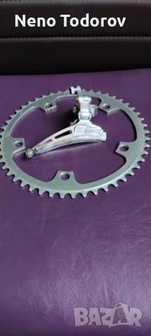 Ретро преден дерайльор shimano 600 преден оборот campagnolo 49 зъба