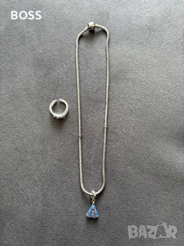 Pandora сребърни бижута, снимка 2 - Бижутерийни комплекти - 53634779