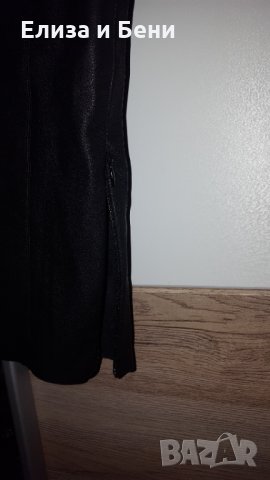 Кожен панталон ZARA S нов с етикет.с ципове на крачолите, снимка 3 - Панталони - 35791019