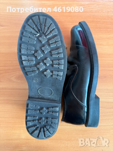 Мъжки официални обувки – черни, номер 42, снимка 5 - Официални обувки - 52056821